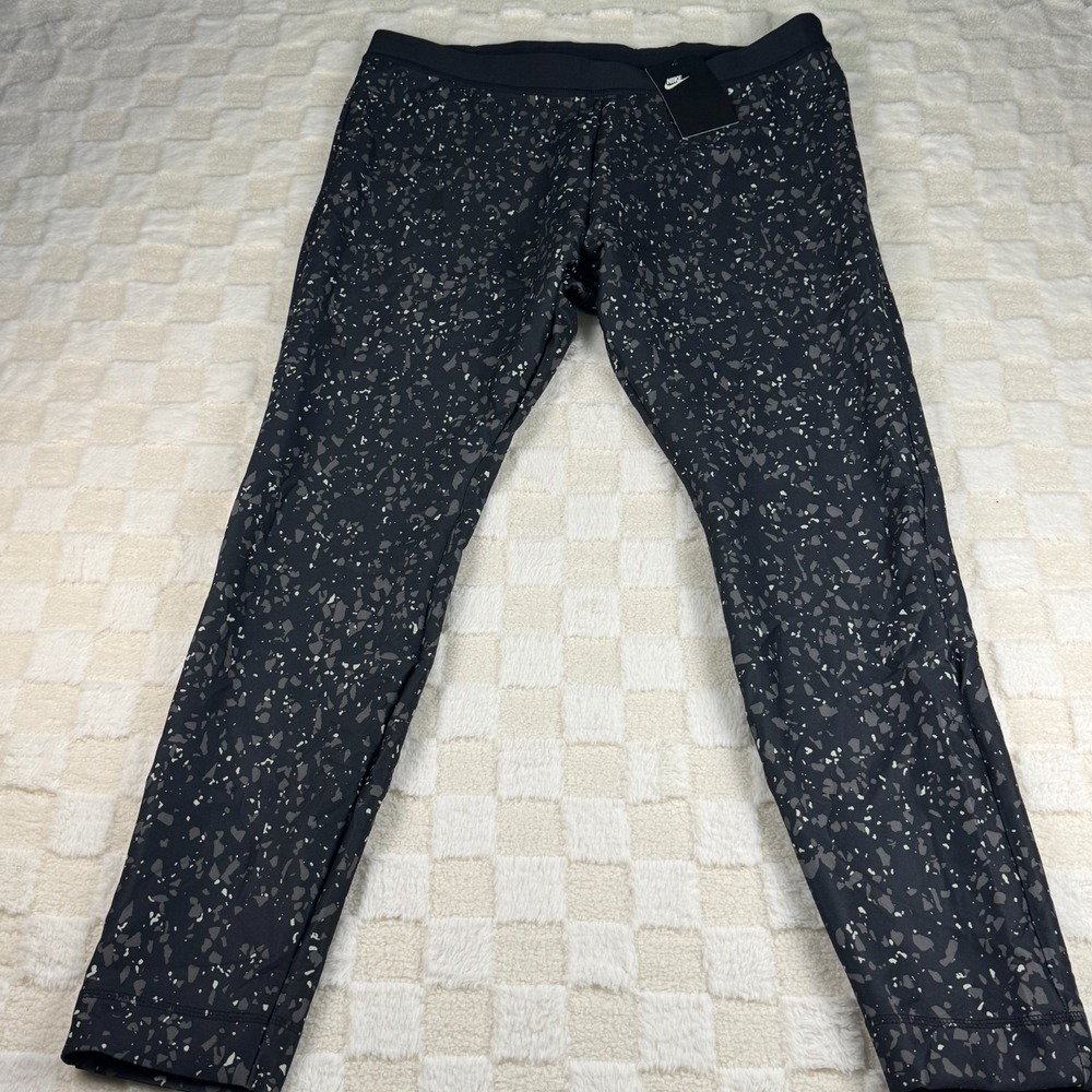 Nike NWT Women's Joggers XL Black with AOP‎